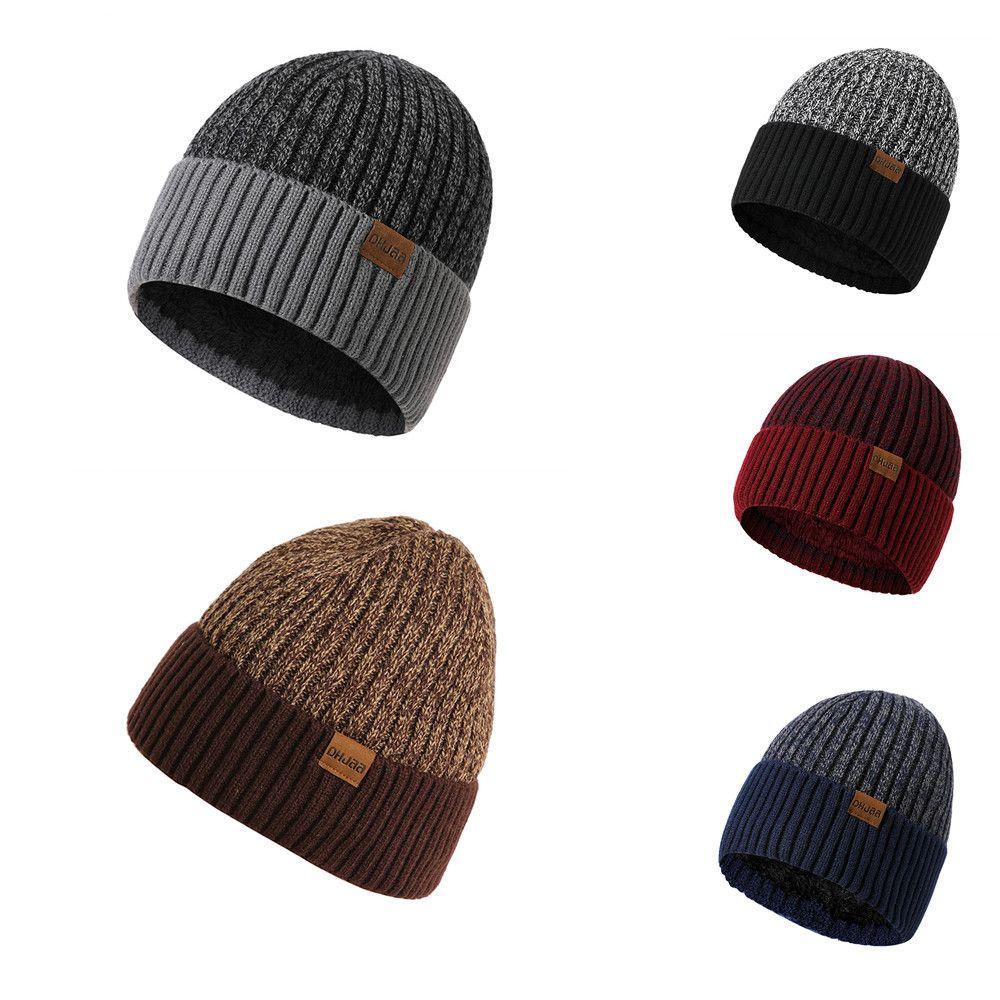

Men Women Soft Warm Thermal Beanie Hat Neck Scarf Cap Woolen hat Knitted Hat