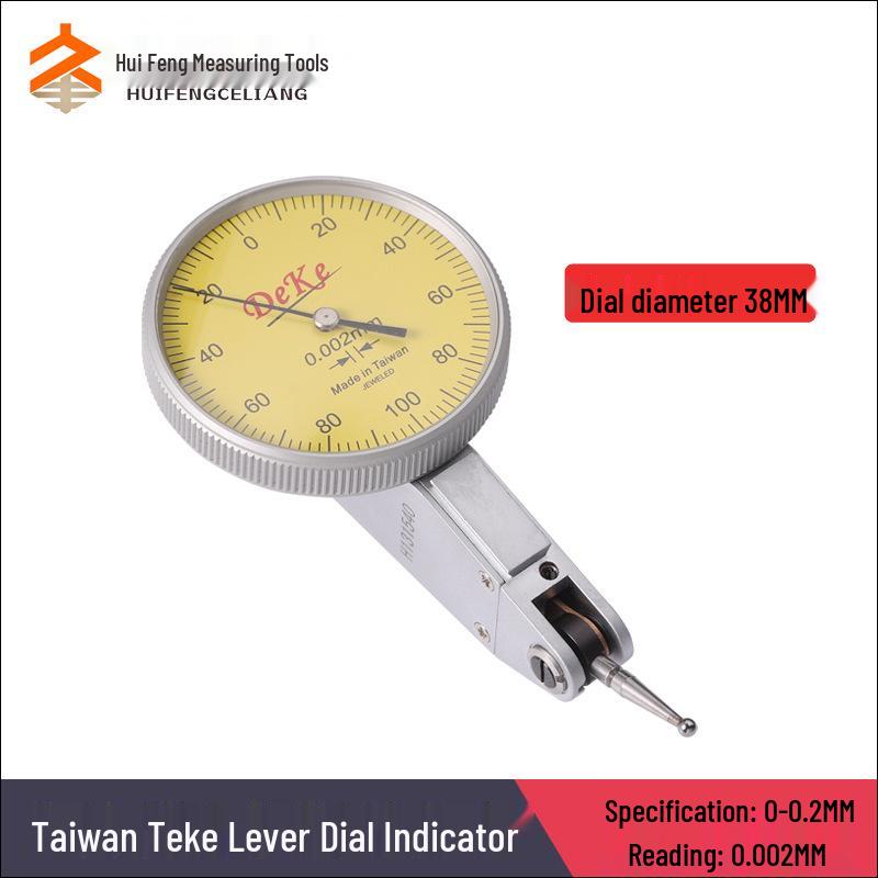 Deke Lever Thousandths Dial Indicator Calibration Gauge - Precision Mechanical Measuring Tool