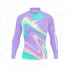 Long Sleeve Rash Guard Split Wetsuit Surfing Swimming Water Sports