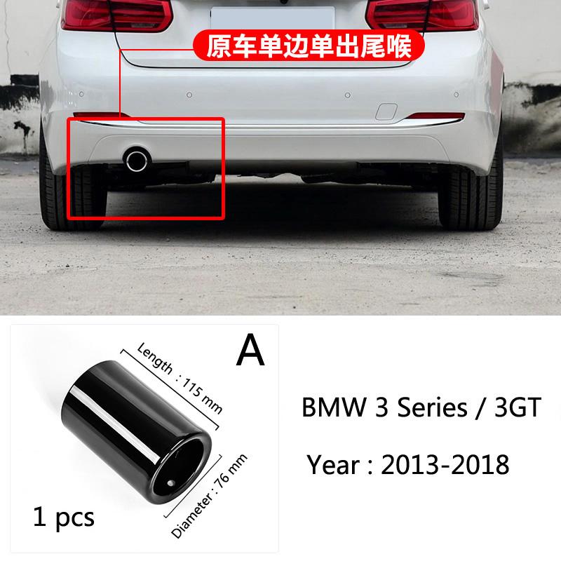 For BMW 1 2 3 4 5 Series X1 3GT F20 F22 F30 F32 F34 F36 F10 F48 Car-Styling Stainless Steel Car Exhaust Muffler TailPipes Cover