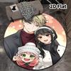 Spy Family Round Area Rug Carpet Rug For Living Room Bedroom Sofa Playroom Decor Nonslip Floor Mat
