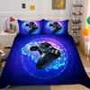 3D Game Controller Pattern Bedding Set Game Console Printed Down Duvet Cover with Pillowcase Teen Single Double Bed Full-size Home Decoration