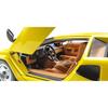 Kyosho Original 1/18 Scale Lamborghini Countach LP5000 Quattrovalvole Yellow Finished Product