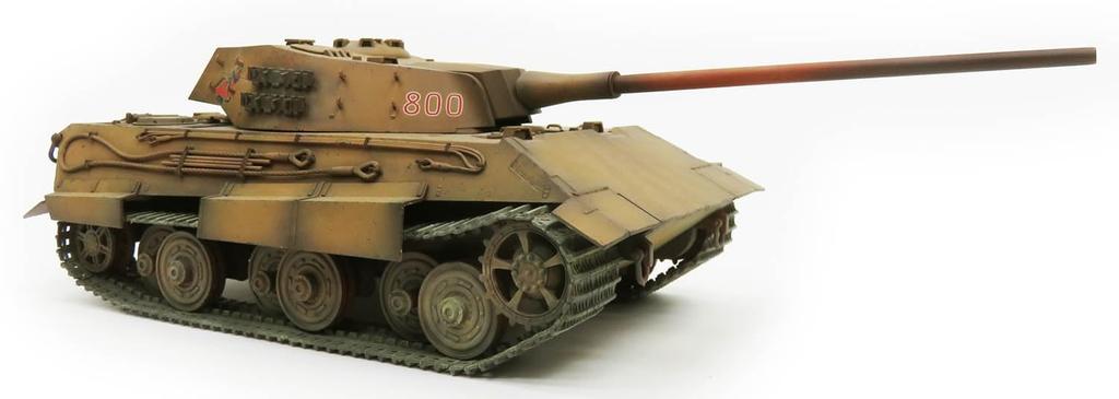 Rocket Models 1/35 Měřítko Německá věž E-50 Typ F „Panther Fang“ s nočním viděním a kovovým kanónem, Plastikový model kit 47028SP