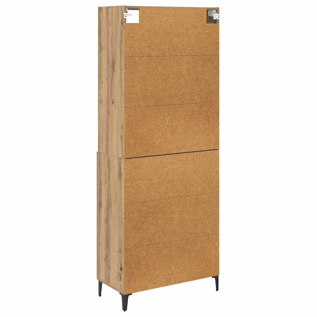 Highboard Artisan Oak 69.5 x 34 x 180 cm Particleboard