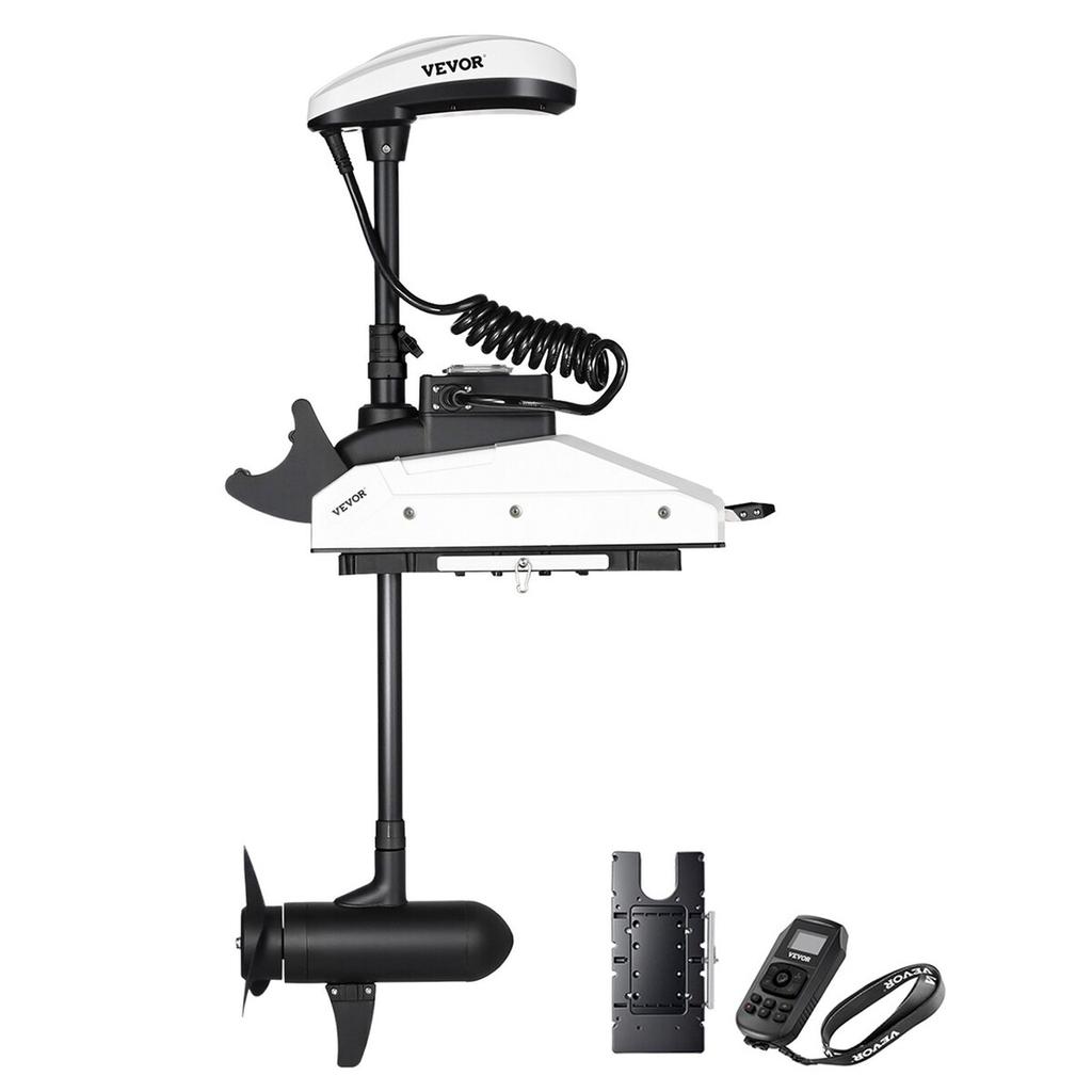 55lb 12V Thrust Electric Trolling Motor Saltwater Boat Engine 36" Shaft