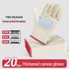 Tongyuan Heavy-Duty Canvas Work Gloves - 20 Pairs