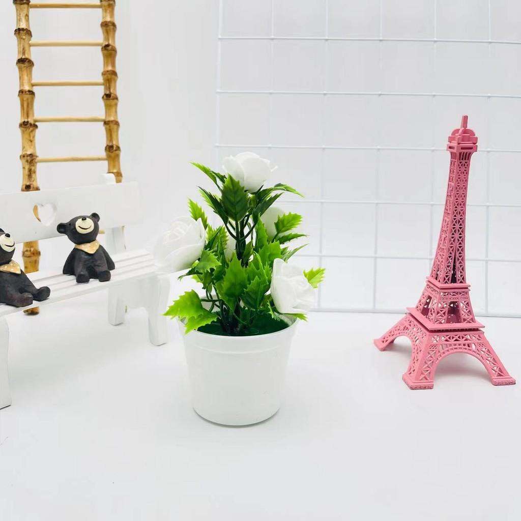 Artificial Rose Potted Plant For Wedding Photography And Home Decoration