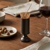 Aluminum Zinc Zinc Alloy Toothpick Holder Luxury Toothpick Box Durable Toothpick Stand  Easy To Clean