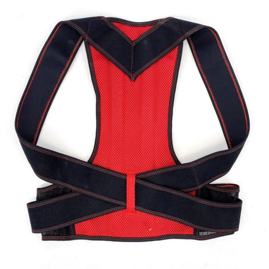 Holdningskorrigerende belte Korsryggstøttestropp Skulderstøtte Neck Båre Trener Krok og løkke