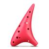12-Hole Alto C Key Beginner Resin Ocarina: Student & Professional Level, Durable & Drop-Resistant