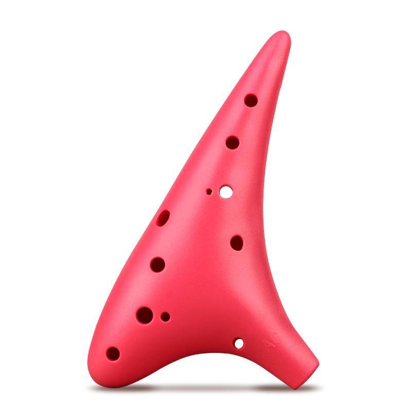 12-Hole Alto C Key Beginner Resin Ocarina: Student & Professional Level, Durable & Drop-Resistant