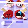 Creative DIY Cute Table Tennis Racket Building Block Model Tiny Particle Educational Assembly Toy Christmas Gift