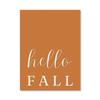 Zucche Carine Foglie d'Autunno Stampe su Tela ad Acquerello Ciao Autunno Poster per Parete per Soggiorno Moderno Decorazioni per la Casa di Halloween