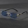 New rimless fashion sunglasses trendy trimmed sunglasses personalized sunglasses men and women versatile