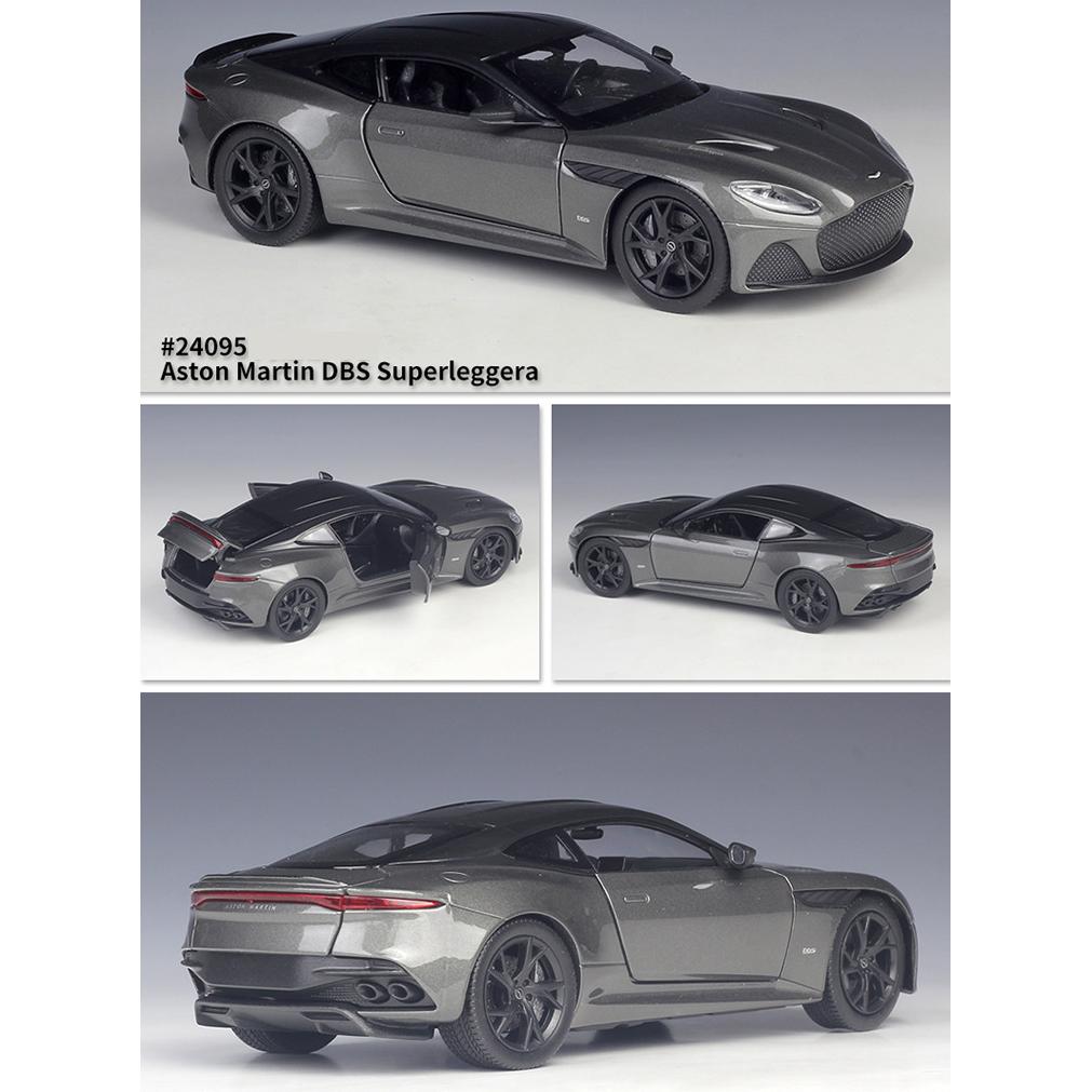 1/24 Scale WELLY Aston Martin DBS Superleggera Alloy Car Model Diecasts Metal Toy Vehicles Model Car Model High Simulation Collection Παιδικά δώρα
