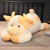 Adorable Lying Cow Plush Pillow - Large Comforting Doll for Girls' Bedtime