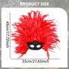 Feather Headdress Cosplay Headband Headwear Photo Props Fancy Dress Masquerade for Thanksgiving