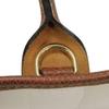 Used 12768 Le Pannier Pliage S 10144HZB035 7922 Canvas Basket Bag 2-Way Shoulder Bag with Hose, Brown, Women's from