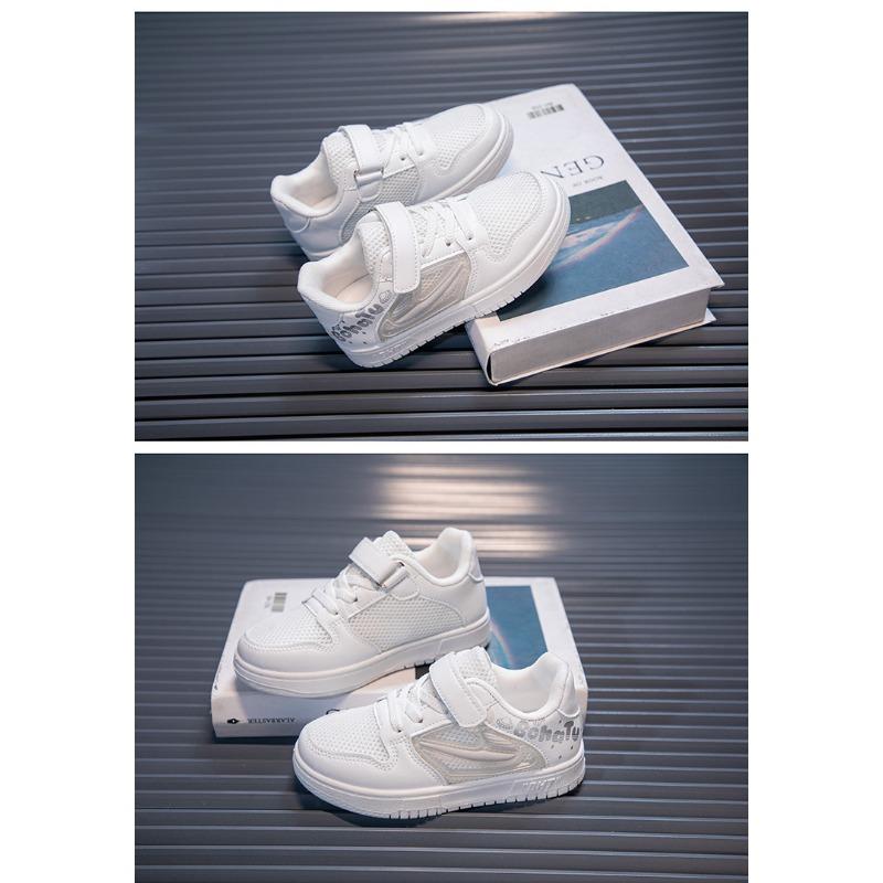 Boys Shoes Spring and Autumn Mesh Surface Breathable Children's Shoes Boys Casual Shoes New Soft Soled Non-slip Boy Board Shoes