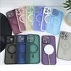 Luxury Magnetic Matte Translucent Phone Case For iPhone 17 16 15 14 Plus 13 12 Pro Max 11 For Magsafe Wireless Charging Cover