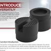 Car Jack Pad - Thickened Wear-Resistant Rubber, Shock Absorbing Support Block for Tire Replacement & Height Increase