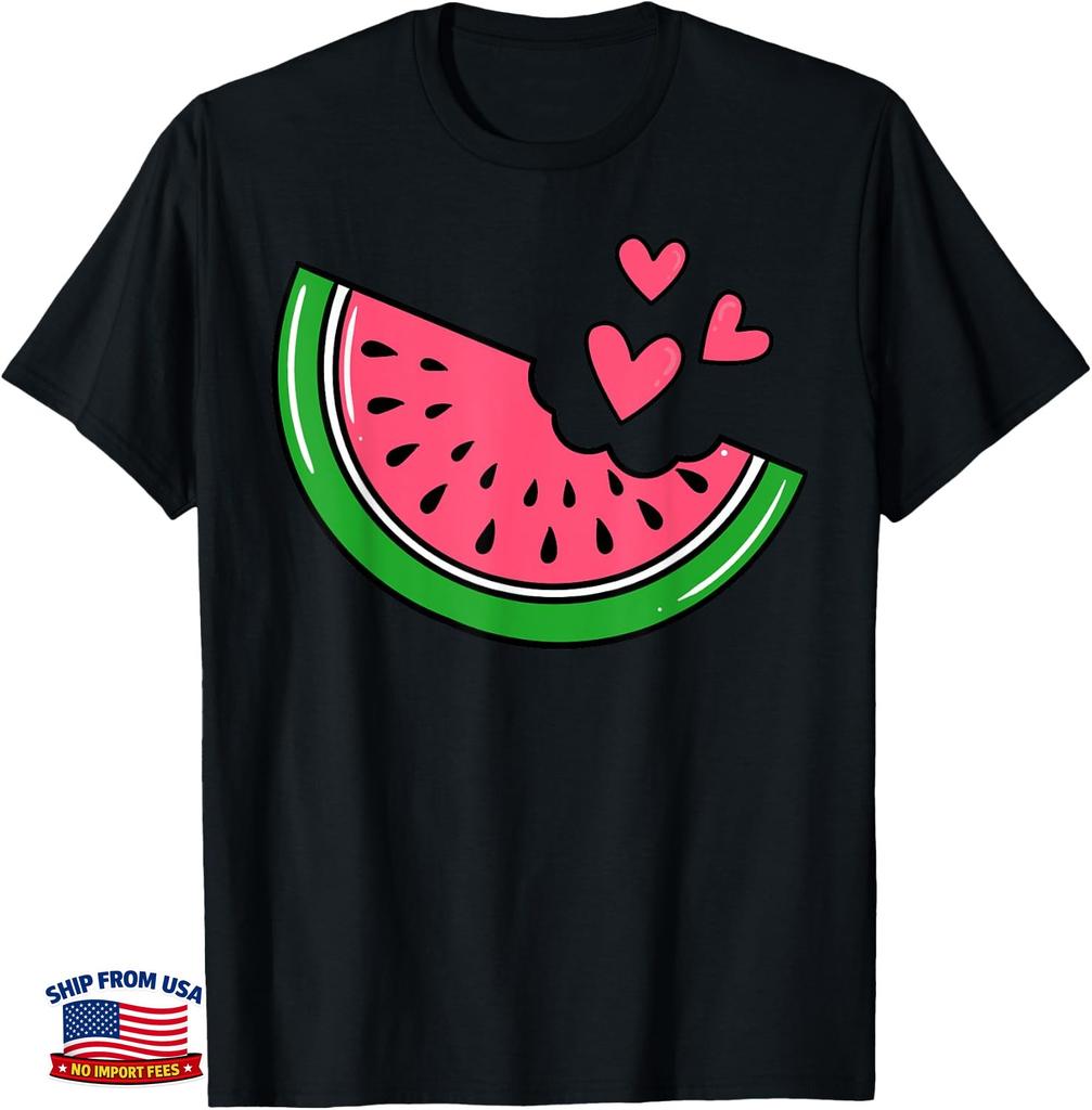 Watermelon Slice Summer Fruit Lover Vacation Unisex T-Shirt