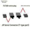 HOPECENTAMASS Gold Plated FUTABA Servo Connector Set with Anti-Loose Buckle