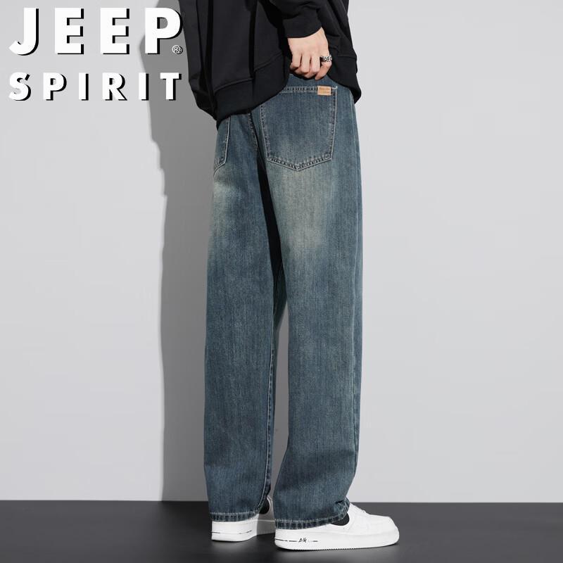 JEEP SPIRIT Herren Jeans Relaxed Straight Fit