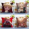 M-My Hero Academia-MT Himiko Toga Pillow Case Printing Pillowcase Living Room Sofa Cushion Cover Bedroom Room Decor