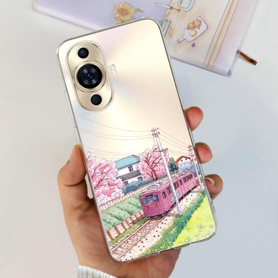 For Huawei Nova 11 Case 2023 Fashion Transparent Silicone Soft Phone Back Cover For Huawei Nova11 Ultra GOA-AL80 Nova 11Pro Capa