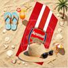 Arsenal F.C Print Beach Towel, Versatile Lightweight Absorbent Beach Towel for Pool Surf Yoga Bathroom, Perfect Birthday Holiday Gift
