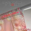 2pcs, 2D FLAT PRINTING Curtains (Without Rod) Blossom Harmony Popular Curtain Versatile Polyester Fabric Curtains Festive