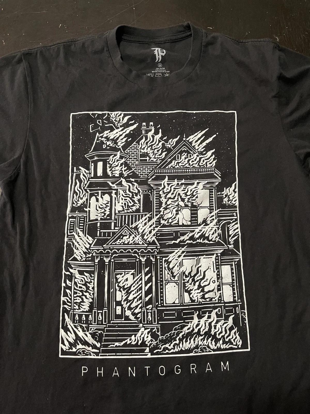 

Phantogram 2016 Band Tour T-Shirt, Black, Size: Medium L