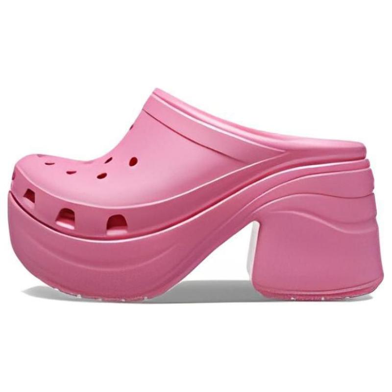 

Crocs Mermaid Shoes Barbie EVA Solid Color Classic Siren Clog Hyper Pink Women s 34-35 розовый