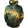 Men Colorful Vortex Cloud Galaxy 3D Full Print Hoodie Long Sleeve Casual Space Street Pullover Sweatshirt
