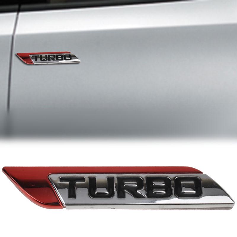 

3D Эмблема-значок на решетку радиатора с надписью Turbo Наклейка Наклейка-логотип для турбированного автомобиля Стайлинг автомобиля красный