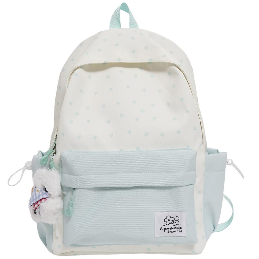 Schoolbag Small Fresh Versatile Casual School Bag School Junior High School Student High School Student Lightweight Backpack ins Wind Large Capacity
