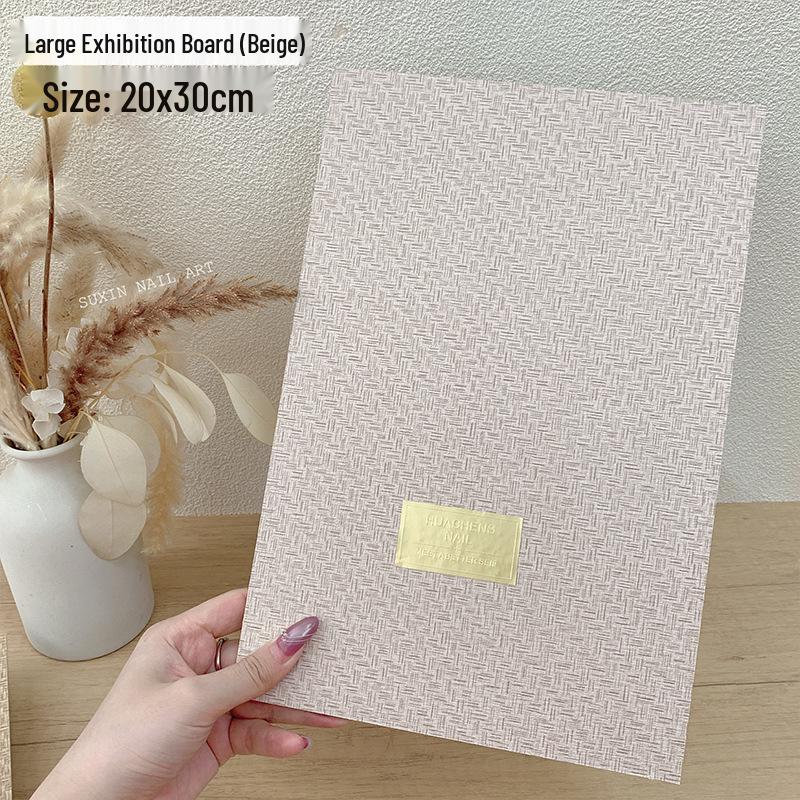 Woven Texture Nail Art Display Board - Large & Small Sizes, Wearable Nails, Live Stream Photo Props
