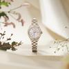 Seiko LUKIA HEA003J Limited Edition Ladies Mechanical Automatic Hand-winding Watch Date Calendar Silky Pink Dial White Stainless Steel