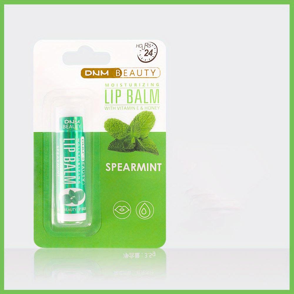 Fruit Flavor Lip Balm Set, Natural Finish, Alcohol-Free, All Skin Types, Unisex Adult, Gift Box with Coconut, Aloe, Strawberry, Lemon, Grape Flavors