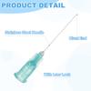10 Pcs Blunt Tip Dispensing Needle Stainless Steel Dispensing Tips with Luer Lock Dispenser Needle for Measuring Refilling Inks