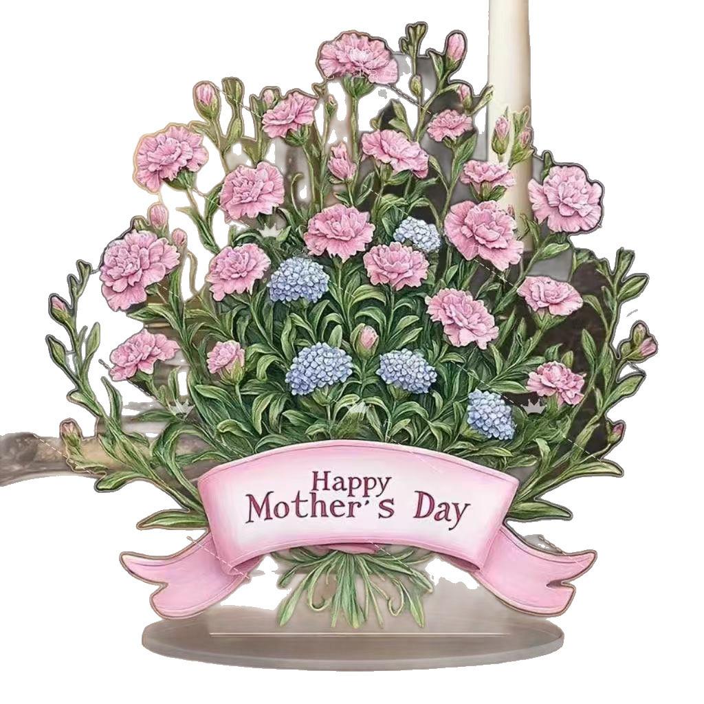 Zvířecí série 2D Bílo-modrý páv Otevřená obrazovka Stolní ozdoba Dekorace domova Obývací pokoj Pracovna