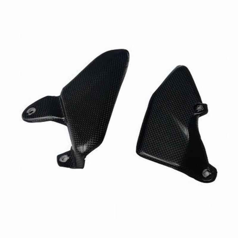 Precise For DUCATI Multistrada V4 V4S Pikes Peak 2021-2024 Carbon Fiber Heel Guard Protectors Foot Plates Motorcycle Fairing A
