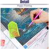 Flower Butterfly Diamond Painting Kit, 5D Fantasy Rhinestone Painting, DIY Colorful Round Gemstone Cross Stitch Craft, Decorative Home Wall Mural