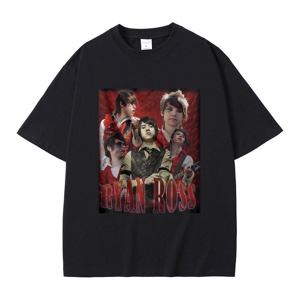 

Ryan Ross Graphic Print Tshirt Men s Gothic Rock Short Sleeve Male Fashion T-shirt Men Women Casual Pure Cotton Tees - Men s ... S разноцветный