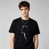 2026 Summer High Quality Unisexs Cotton Blend Tshirt Cool Cat Print Round Neck Loose Casual Hip Hop Y2k Short Sleeve Tee