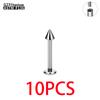 G23 Titanium 10PCS Labret Lip Stud Piercing Eyebrow Body Jewelry Nose Ring C rod For Women Septum Piercing