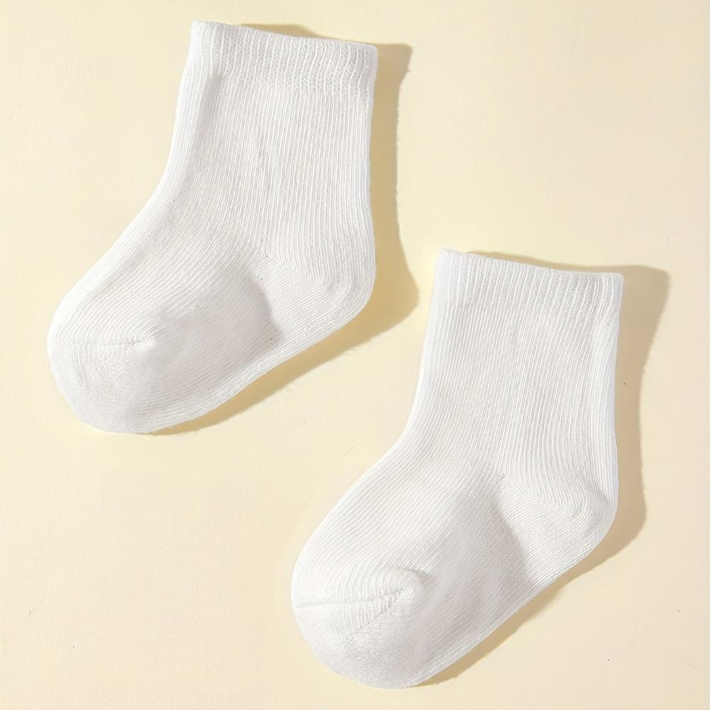 5Pair/lot Newborn Baby Children Cotton Socks Fashion White for 0-2 Years Kids Spring Autumn Baby Boys and Girls Boat Socks
