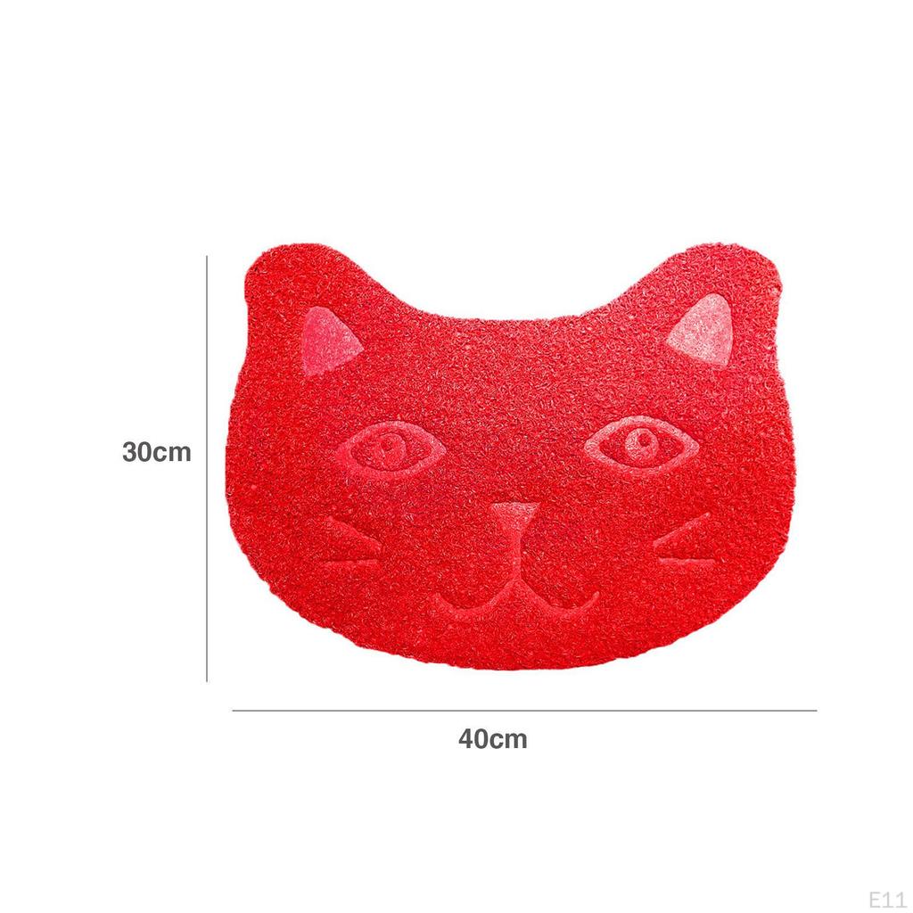 Cat Bowl Mat Dog Food Placemat Pet Feeding Tray Non Slip PVC Material Suitable for Small Dogs
